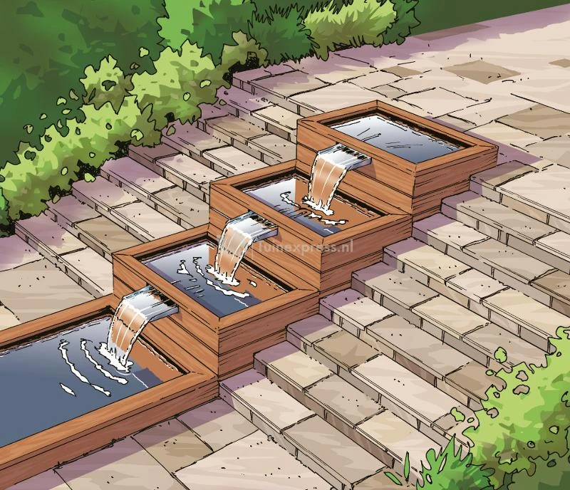 Ubbink Brisbane 30 Overloopelement 4 Ubbink Brisbane 30 Overloopelement - Afbeelding 2