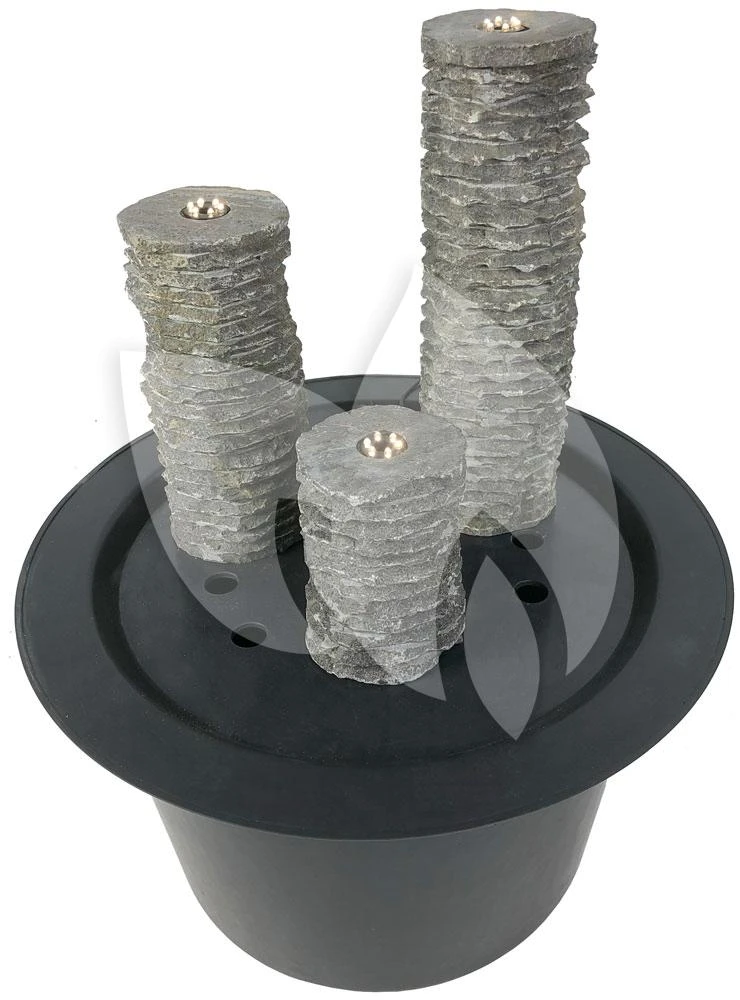 El Capitain Waterornament Natuursteen LED 16/28/40 Cm 3 El Capitain Waterornament Natuursteen LED 16/28/40 Cm