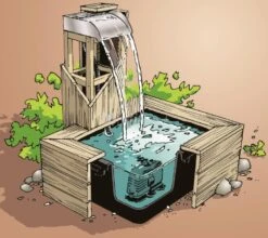 Ubbink Nevada 60 LED Waterval Set -Goedkope Droom Vijver Winkel nevada led set 1312111 1 0 778x694