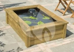 Ubbink Quadro 5 Houten Vijverombouw Wood 1