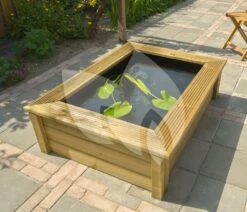 Ubbink Quadro 6 Houten Vijverombouw Wood 2