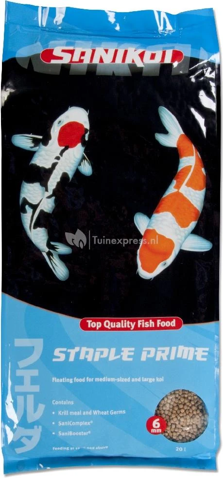 SaniKoi Staple Prime Visvoer 6mm - 20 Liter 3 SaniKoi Staple Prime Visvoer 6mm - 20 Liter