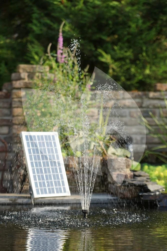 Ubbink SolarMax 600 Vijverpomp Fontein Met Zonnepaneel - Exclusief Accu 4 Ubbink SolarMax 600 Vijverpomp Fontein Met Zonnepaneel - Exclusief Accu - Afbeelding 2