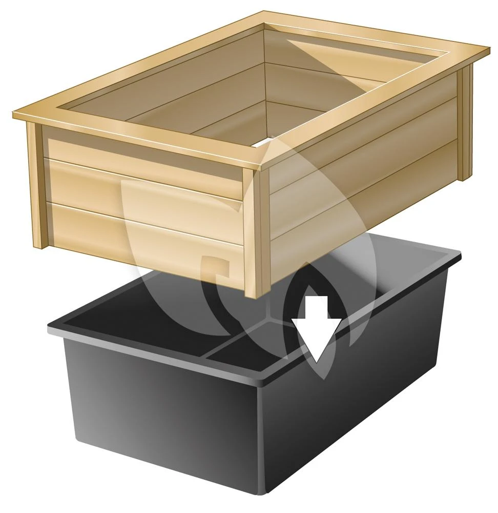 Ubbink Quadra C3 Voorgevormde Vijver 8 Ubbink Quadra C3 Voorgevormde Vijver - Afbeelding 6