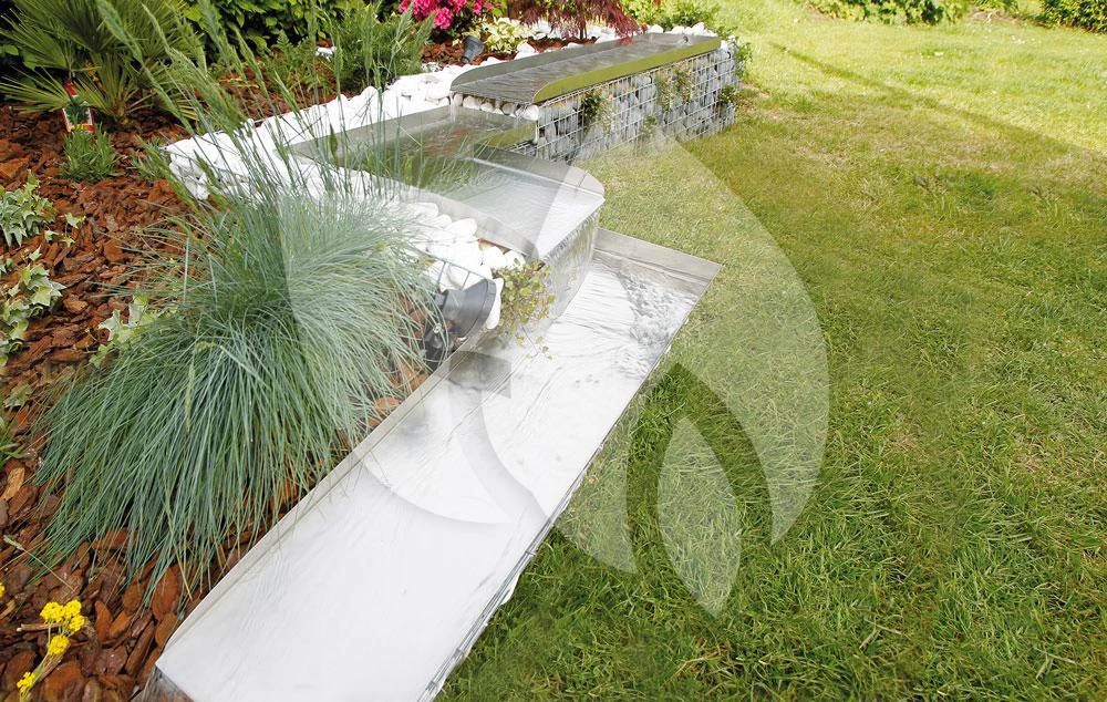 Ubbink Wolga Beekloop Hoek Links Rvs 4 Ubbink Wolga Beekloop Hoek Links Rvs - Afbeelding 2